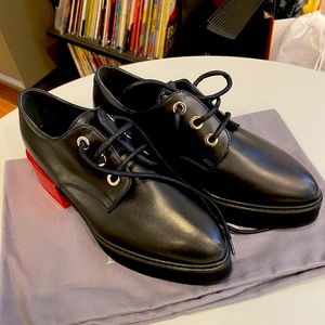 Alexander McQueen Red Heel Creepers